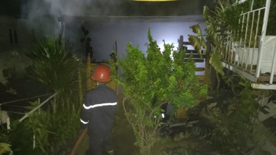 Kebakaran di sebuah gudang di lingkungan Ha Lam berhasil dipadamkan dengan cepat.