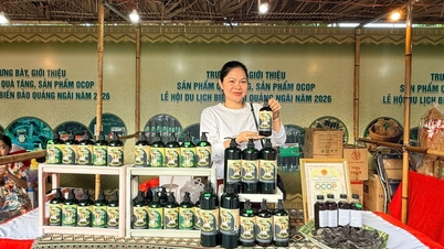 꽝응아이성에서 문화유산의 색채와 OCOP 제품을 선보이는 전시회가 열렸습니다.