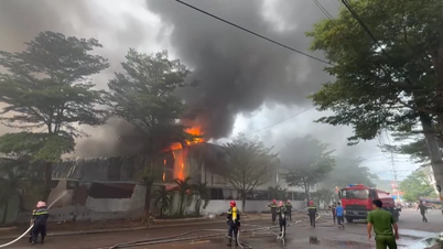 [Video] Brand in Lagerhalle für Elektrofahrzeuge in Gia Lai schnell gelöscht