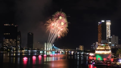 Am Eröffnungsabend des Internationalen Feuerwerksfestivals von Da Nang - DIFF 2026 - erstrahlte der Han-Fluss in Flammen.
