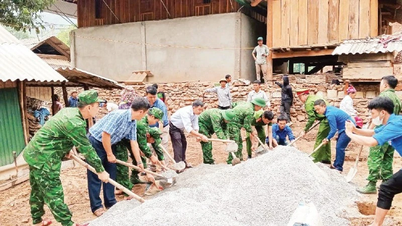 Maintaining the people's loyalty in the border regions of the Fatherland.