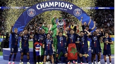 Final de la Liga de Campeones: PSG - los vigentes campeones.