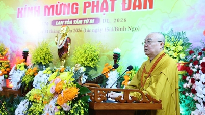 ভিয়েতনাম বৌদ্ধ সমিতির কেন্দ্রীয় কমিটি সগৌরবে মহাবুদ্ধের জন্মদিন উদযাপন করছে।