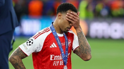 Gabriel menawarkan diri untuk mengambil penalti terakhir Arsenal tetapi gagal.