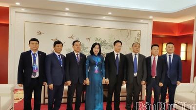 Delegace z provincie Phu Tho navštívila a pracovala ve městě Bozhou a se společností Pacific Construction Group v Šanghaji (Čína).