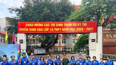 Tuổi trẻ phường Ngọc Hà đồng hành cùng sĩ tử thi vào lớp 10
