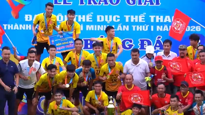 L'équipe de police de Hô Chi Minh-Ville remporte le championnat de football du festival sportif de Hô Chi Minh-Ville.