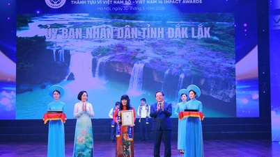 Provinsi Dak Lak menerima penghargaan atas prestasinya dalam berkontribusi pada transformasi digital Vietnam pada tahun 2026.