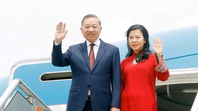 Algemeen secretaris en president To Lam begint zijn bezoek aan de Filipijnen.