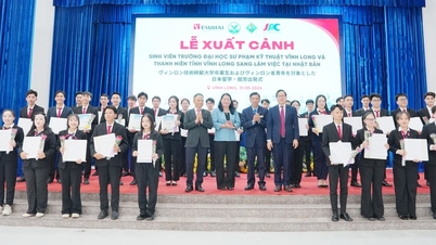 45 new engineers from Vinh Long go to Japan to study and work.