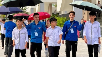Peperiksaan kemasukan darjah 10 di komune Phuc Thinh berlangsung dengan selamat dan mengikut peraturan.