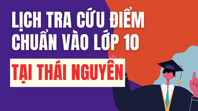 Harmonogram ogłaszania wyników końcowych dla klasy 10. w roku szkolnym 2026-2027 w Thai Nguyen.