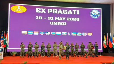 Cérémonie de clôture de l'exercice multilatéral de maintien de la paix des Nations Unies en Inde