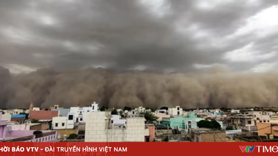 Sandstürme ziehen über den indischen Bundesstaat Rajasthan hinweg.
