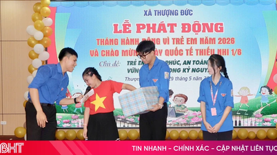 I giovani della provincia di Ha Tinh stanno organizzando numerose attività per celebrare la Giornata internazionale dei bambini, che si celebra il 1° giugno.