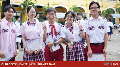 Die Schüler in Ho-Chi-Minh-Stadt gehen voller Zuversicht an die Aufnahmeprüfung für die 10. Klasse.