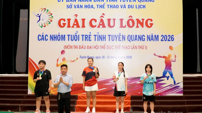 Closing Ceremony of the 2026 Tuyen Quang Province Youth Badminton Tournament