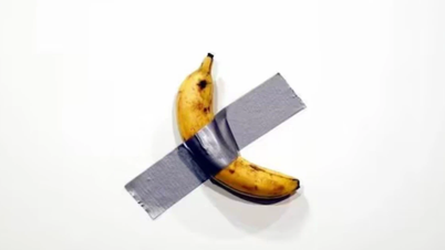 In Frankrijk is opnieuw een kunstwerk met bananen als thema ter waarde van een miljoen dollar gestolen.