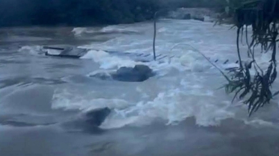 Se están realizando esfuerzos para buscar a una persona que se ahogó en la comuna de Song Luy.