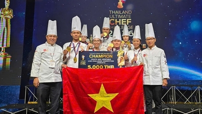 Vietnamlı şef ekibi, 2026 Tayland Şef Yetenek Yarışması'nda birçok önemli ödül kazandı.