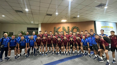 Vietnam U19 team arrives in Indonesia, ready for the 2026 Southeast Asian U19 Championship.