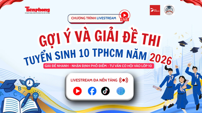 សិស្សានុសិស្សជាង ១៥១,០០០ នាក់នៅទីក្រុងហូជីមិញកំពុងប្រឡងចូលថ្នាក់ទី ១០ ហើយកាសែតទៀនផុងបានណែនាំដំណោះស្រាយដោយផ្ទាល់ចំពោះសំណួរប្រឡង។