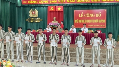 Beslutet att bevilja amnesti år 2026 till 76 fångar i Quang Ninh-fängelset har tillkännagivits.