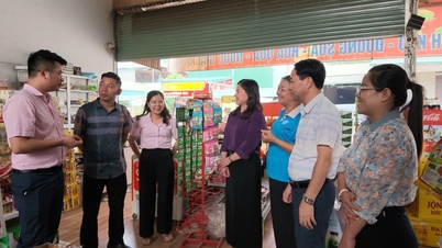 The Board of Directors' representative of the Provincial Social Policy Bank inspects credit activities in Thong Nong commune - Cao Bang Online Newspaper.