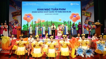 Το Quang Ngai εγκαινιάζει μια εβδομάδα κινηματογράφου για να γιορτάσει την Παγκόσμια Ημέρα του Παιδιού την 1η Ιουνίου.