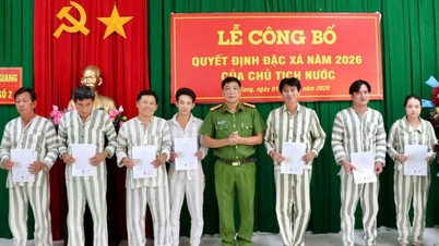 Policja prowincji Giang ogłasza decyzję o amnestii na rok 2026.