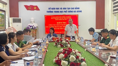 គណៈកម្មាធិការដឹកនាំការប្រឡងខេត្តត្រួតពិនិត្យការរៀបចំសម្រាប់ការប្រឡងសញ្ញាបត្រមធ្យមសិក្សាទុតិយភូមិឆ្នាំ២០២៦ - កាសែតអនឡាញ Cao Bang។