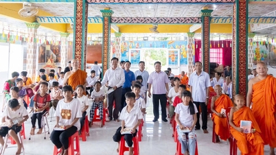 Khai giảng lớp học chữ Khmer hè năm 2026 tại xã Vĩnh Hòa