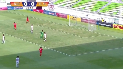 Cong Hau ha realizzato una tripletta nella vittoria del Vietnam Under 19 contro Timor Est Under 19.