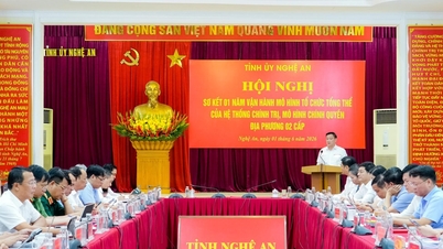Nghe An gibt einen Überblick über ein Jahr Betrieb des gesamten Organisationsmodells des zweistufigen politischen und lokalen Regierungssystems.