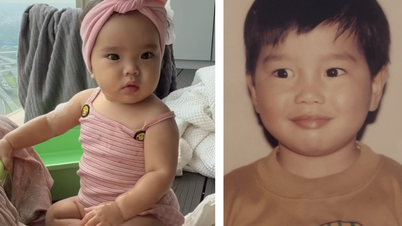 ゴ・タイン・ヴァンの夫が幼少期の写真を公開し、ファンは赤ちゃんのガオが父親にそっくりだと驚嘆し、「まるで同じ型から作られたかのようだ」と評した。