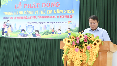 थुआन बैक कम्यून ने 2026 में बच्चों के लिए कार्रवाई माह की शुरुआत की।