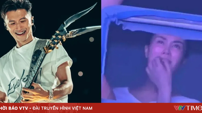 Faye Wong trok de aandacht toen ze het concert van Nicholas Tse bijwoonde.