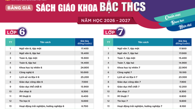 รายการราคาหนังสือเรียนสำหรับระดับมัธยมต้น ปีการศึกษา 2026-2027