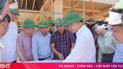 เร่งดำเนินการก่อสร้างโรงเรียนประจำหลายระดับในพื้นที่ชายแดนจังหวัดฮาติงห์