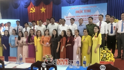 Phong Thanh commune organized a competition to disseminate the resolutions of the Party Congress.