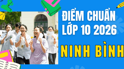 Mezní skóre přijímacích zkoušek pro 10. ročník v Ninh Binh v roce 2026.