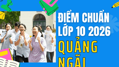 Notele limită pentru examenul de admitere pentru clasa a X-a în Quang Ngai în 2026.