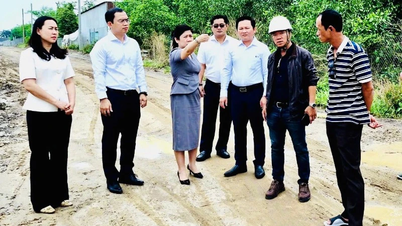 Wegen beschadigd door de aanleg van een belangrijk project in Long Thanh.