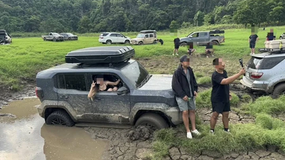 Tourist löst Kontroverse aus, indem er in Thailand über einen Bombenkrater aus dem Zweiten Weltkrieg fährt.