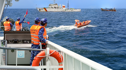 Mempromosikan nilai-nilai budaya "Tentara Paman Ho" dalam penegakan hukum maritim oleh Penjaga Pantai Vietnam.