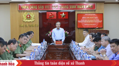 Secretarul de partid provincial, Le Duc Thai: Poliția provincială Thanh Hoa menține stabilitatea politică, creând un mediu favorabil dezvoltării.