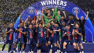 Bintang PSG menguasai Pasukan Terbaik Liga Juara-Juara Musim ini.