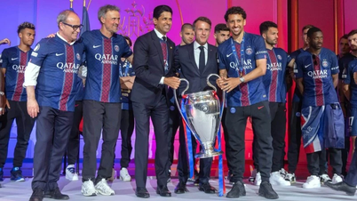 Ballon d'Or-Gewinner Dembele peilt den Hattrick an Champions-League-Titeln an.
