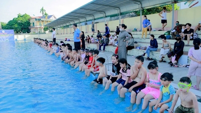 Dong Trieu Ward: Free swimming lessons for children during the summer of 2026.