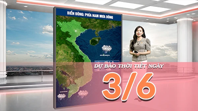 [ویدئو] پیش‌بینی آب و هوا برای ۳ ژوئن ۲۰۲۶: شمال و مرکز ویتنام همچنان گرم است، جنوب ویتنام شاهد افزایش رعد و برق خواهد بود.
